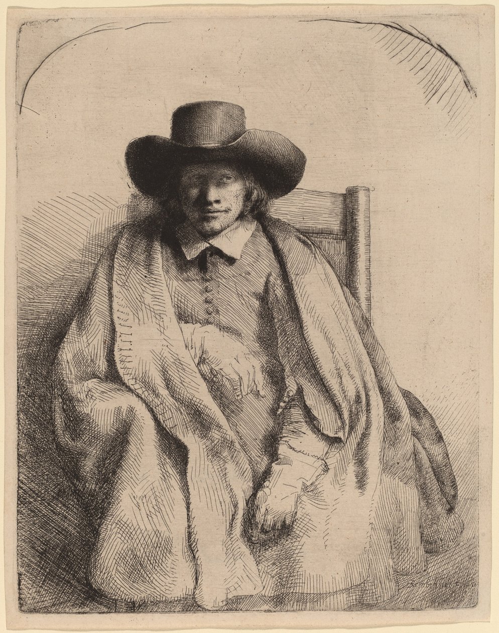 Clement de Jonghe av Rembrandt van Rijn