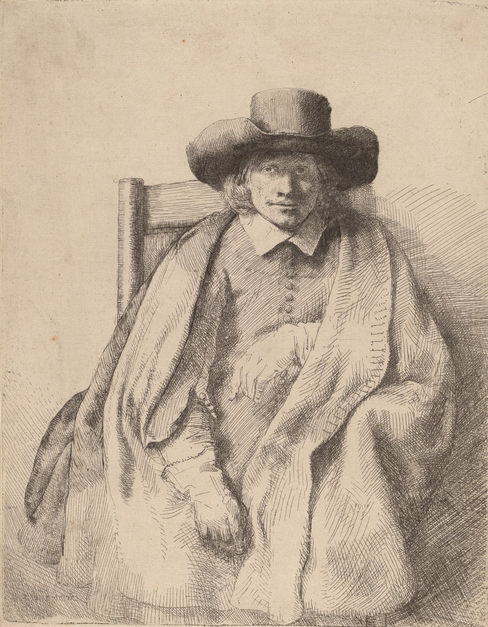 Clement de Jonghe, 1651. av Rembrandt van Rijn