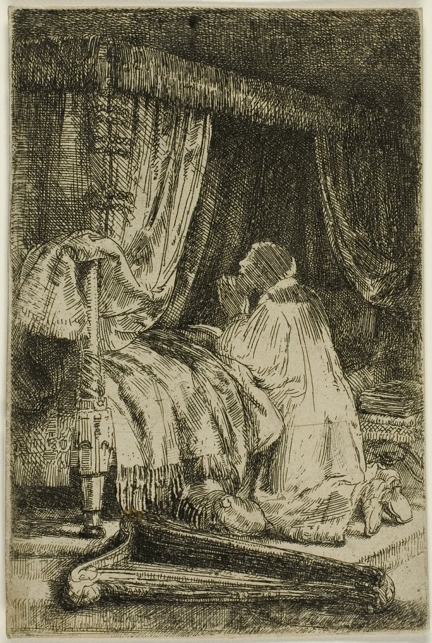 David i bön av Rembrandt van Rijn