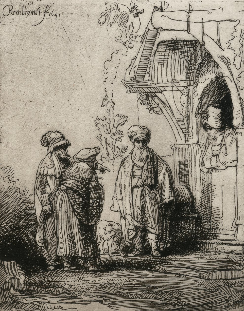 De tre orientalerna av Rembrandt van Rijn