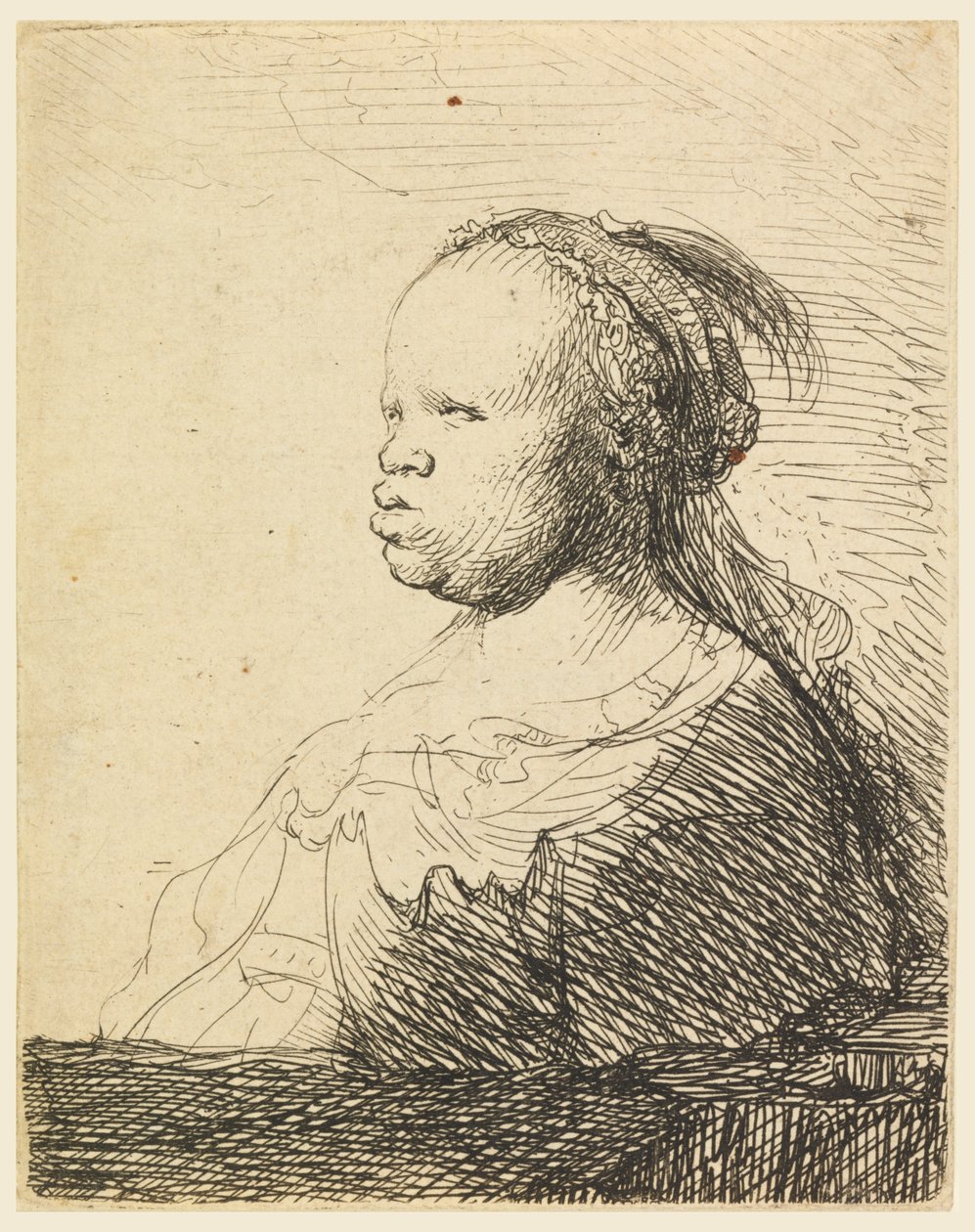 Den "vita svarta" av Rembrandt van Rijn