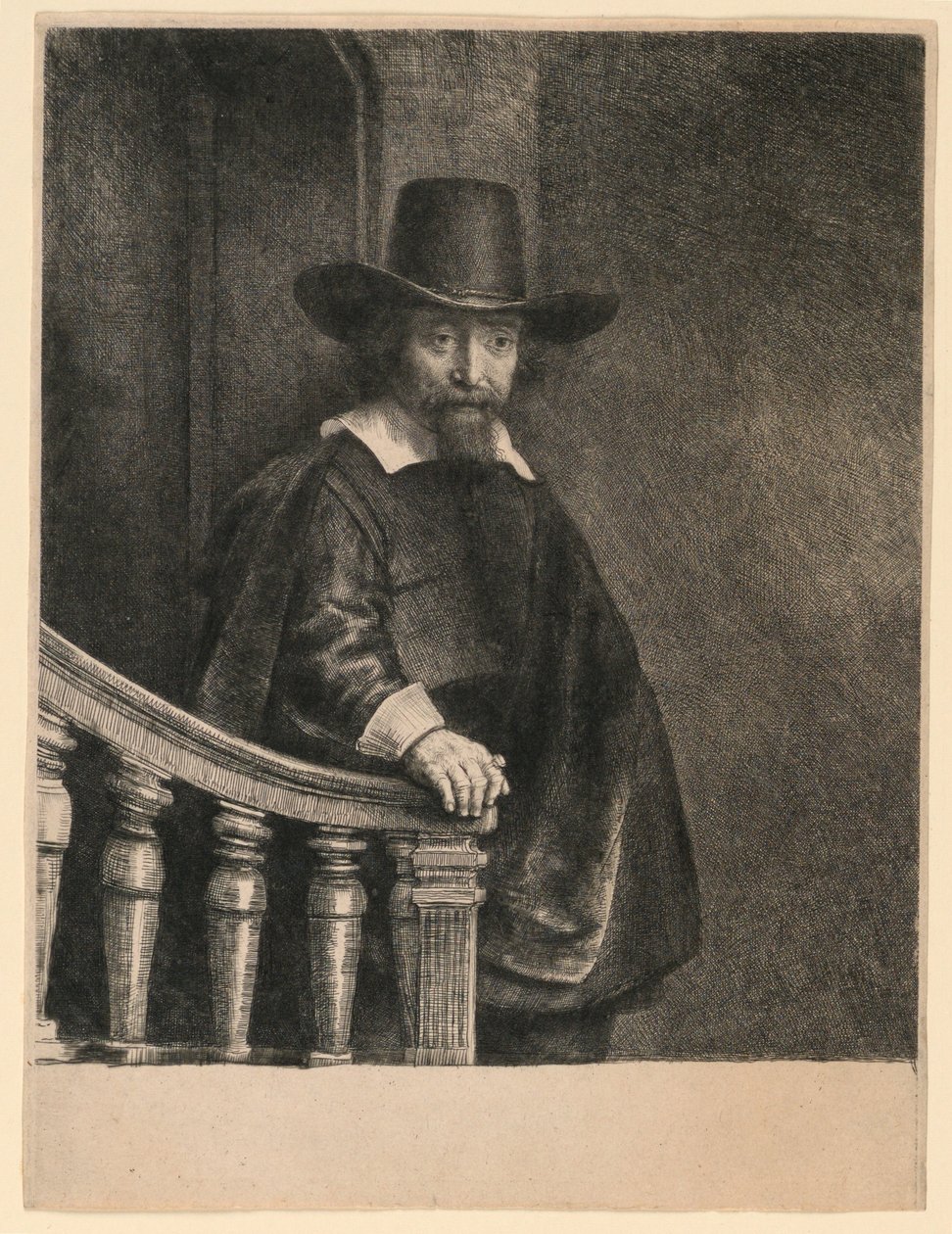 Ephraim Bonus, judisk läkare av Rembrandt van Rijn