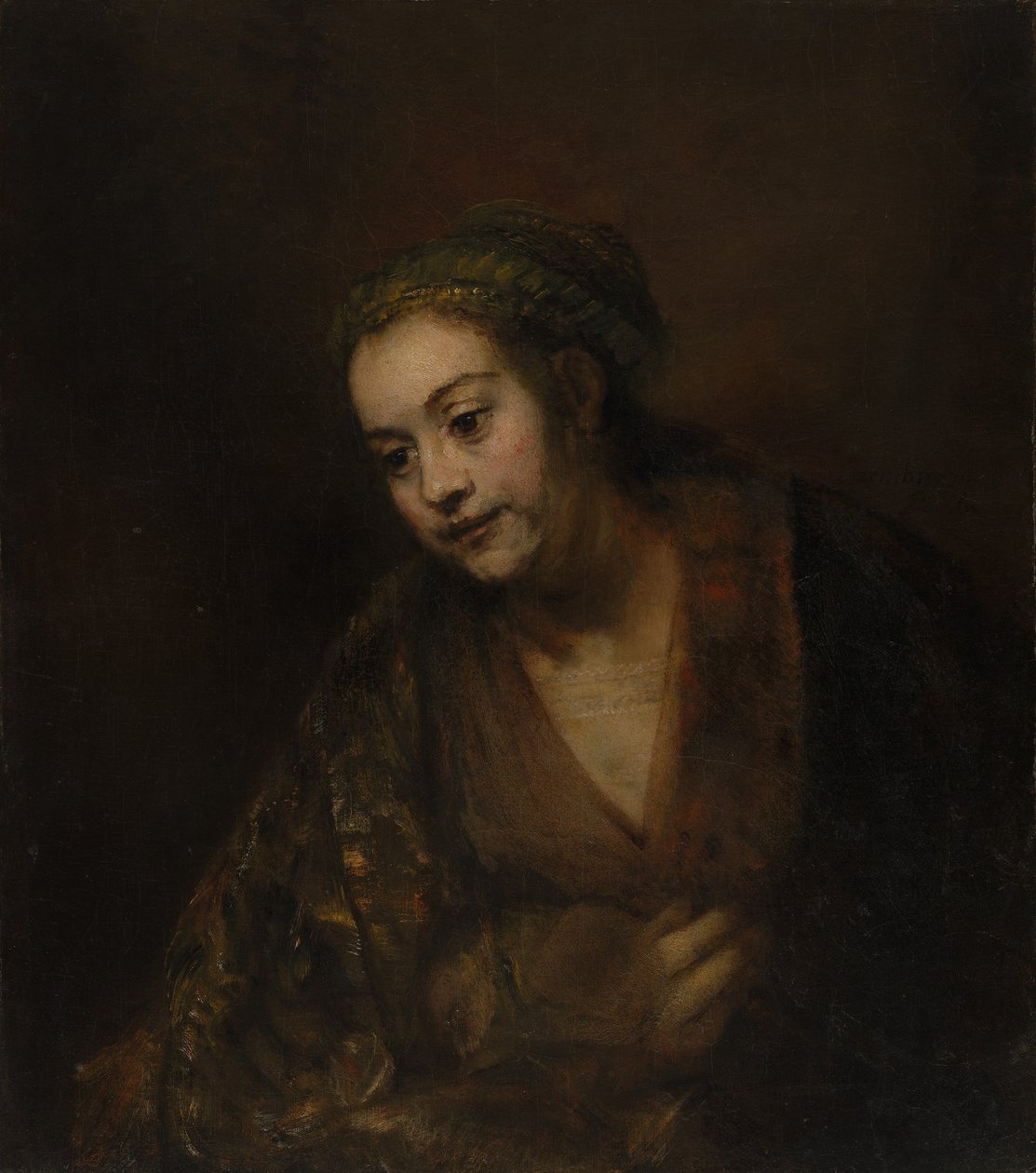 Hendrickje Stoffels 1626-1663, mitten av 1650-talet. av Rembrandt van Rijn