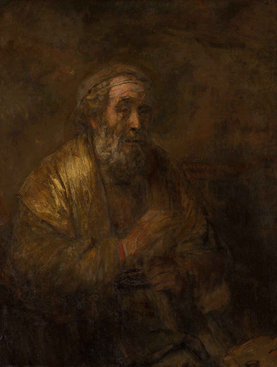 Homeros, 1663. av Rembrandt van Rijn