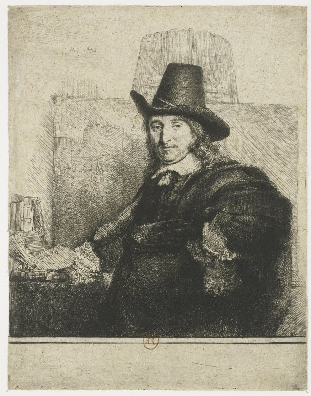 Jan Asselijn, målare av Rembrandt van Rijn