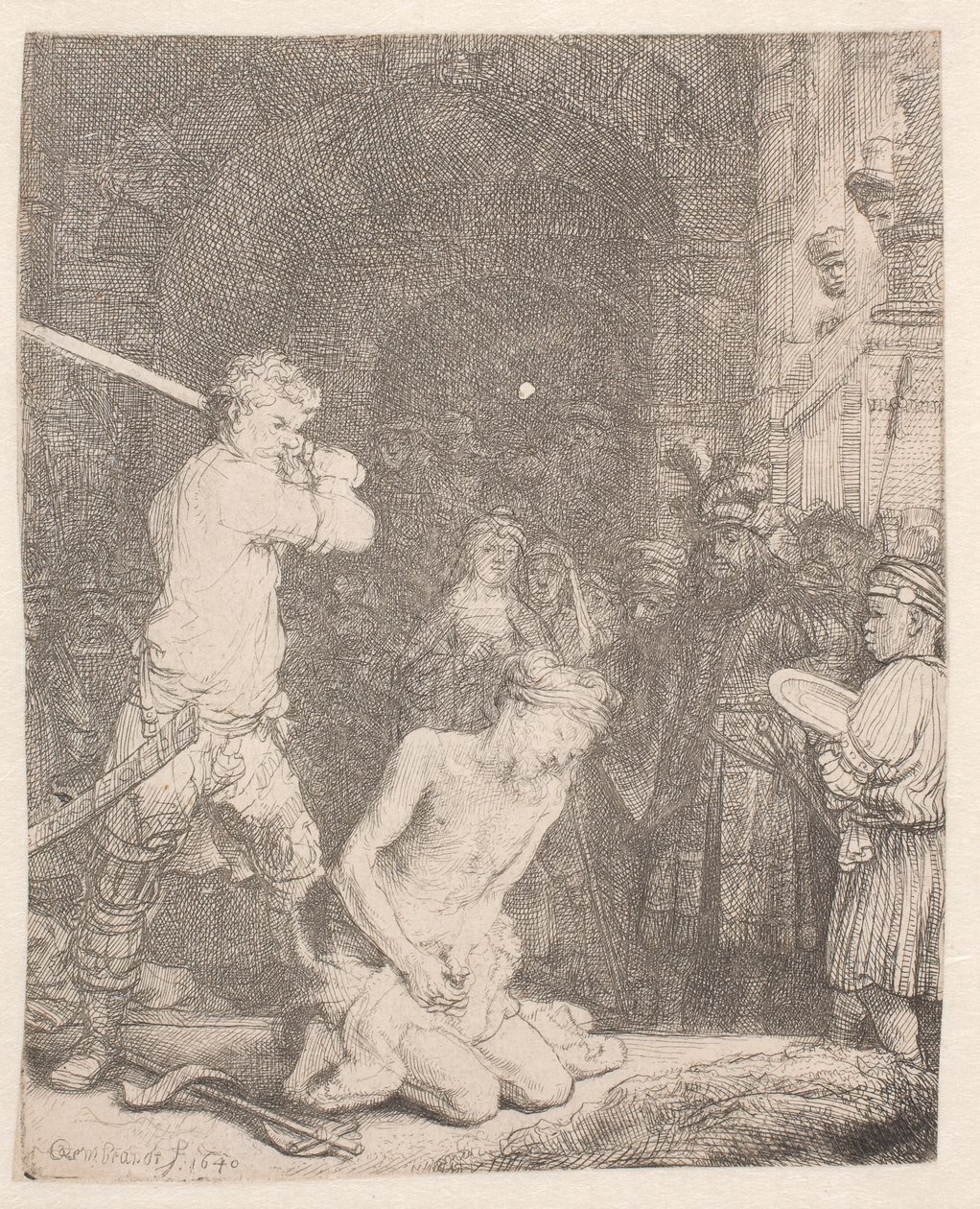 Johannes Döparen halshuggen av Rembrandt van Rijn