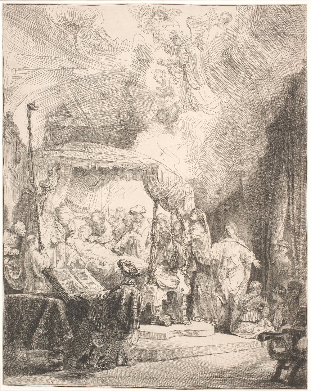 Jungfru Marias död av Rembrandt van Rijn