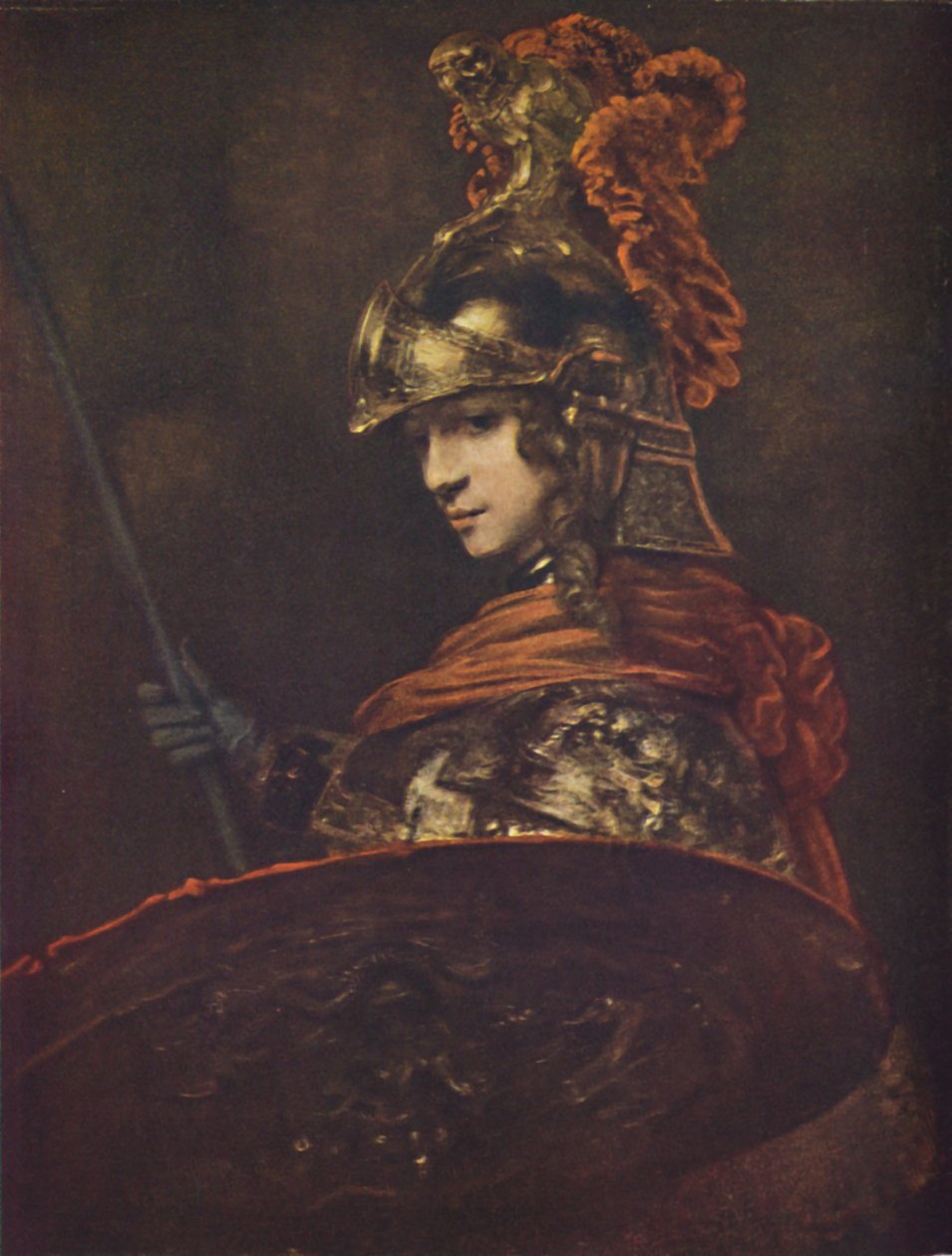 Pallas Athene, c1657, c1950. av Rembrandt van Rijn