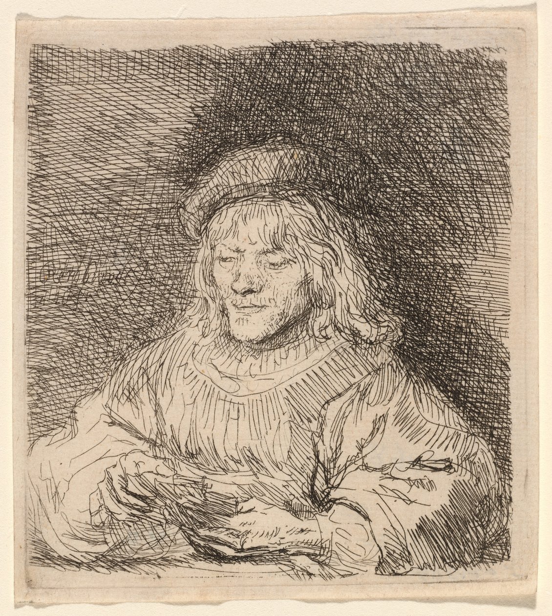 Kortspelaren av Rembrandt van Rijn