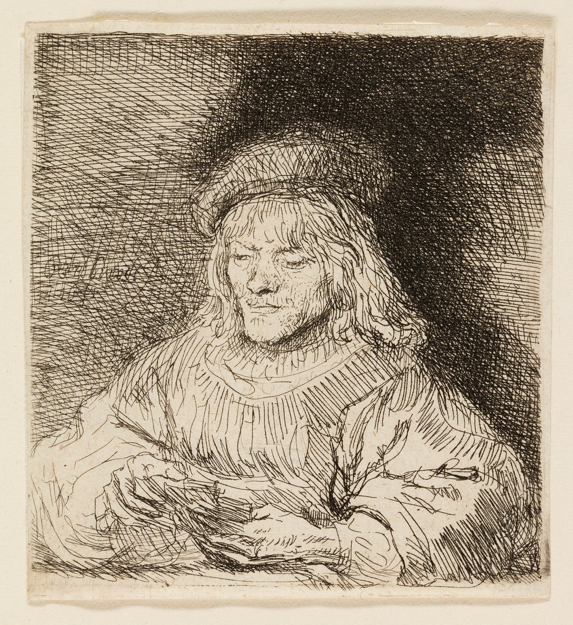 Kortspelaren av Rembrandt van Rijn