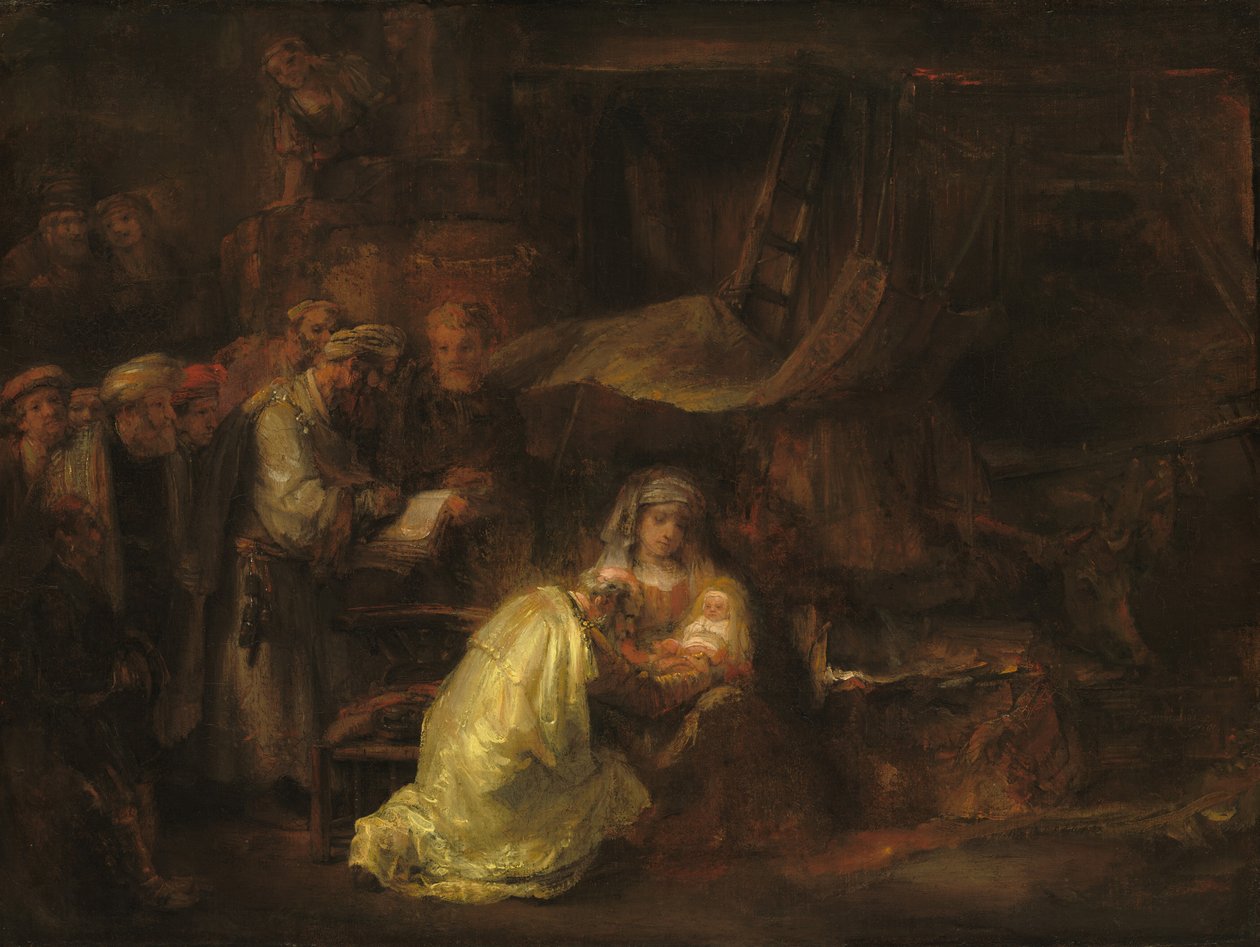 Omskärelsen, 1661. av Rembrandt van Rijn