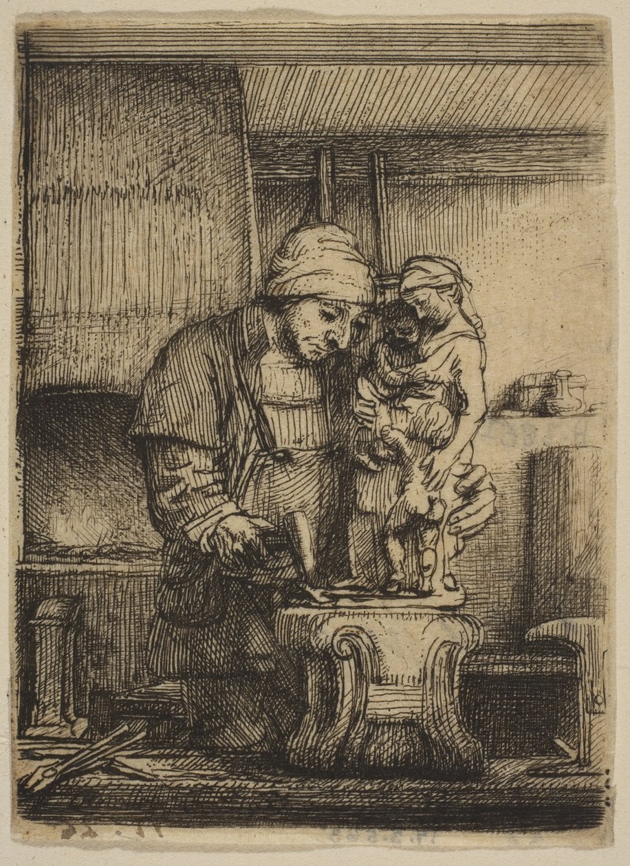 Guldsmeden, 1655. av Rembrandt van Rijn