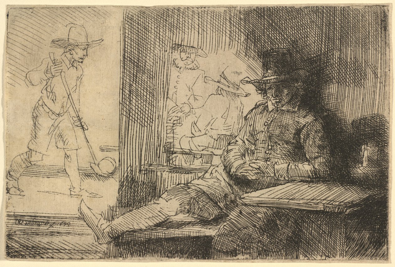 Golfspelaren av Rembrandt van Rijn