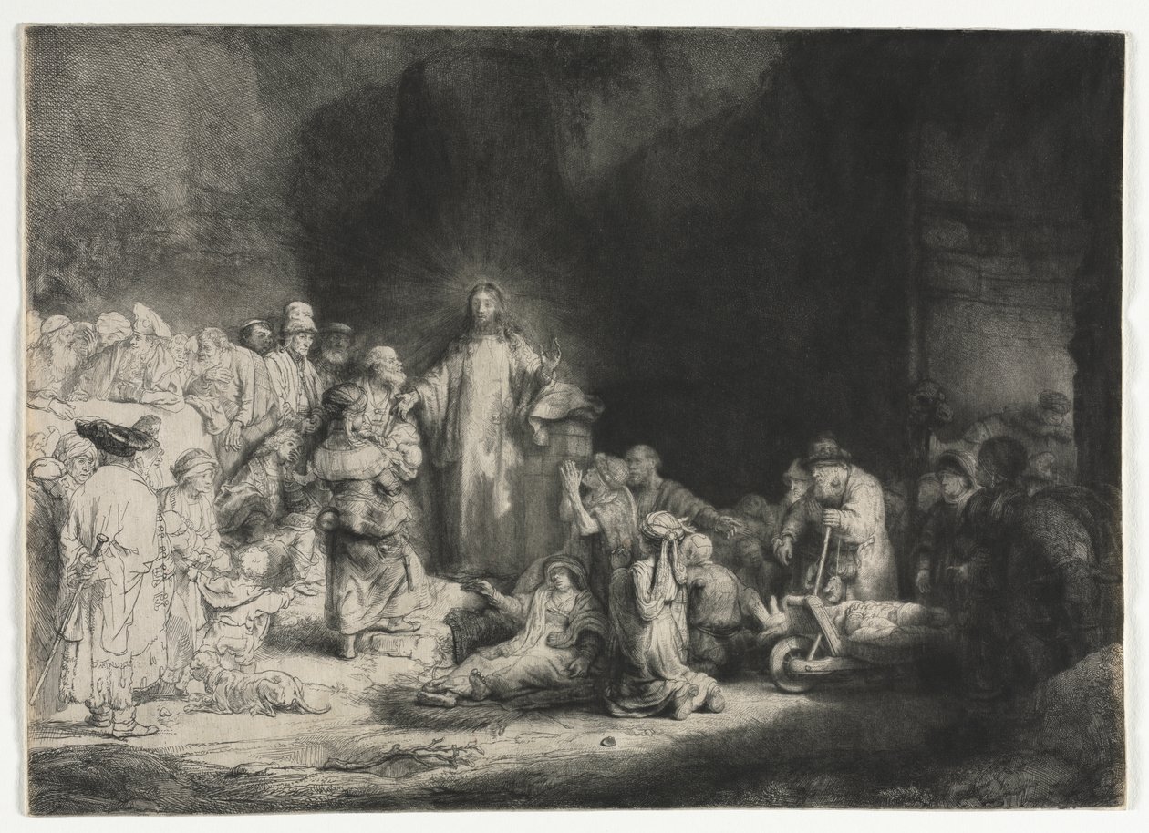 De hundra gulden trycket av Rembrandt van Rijn