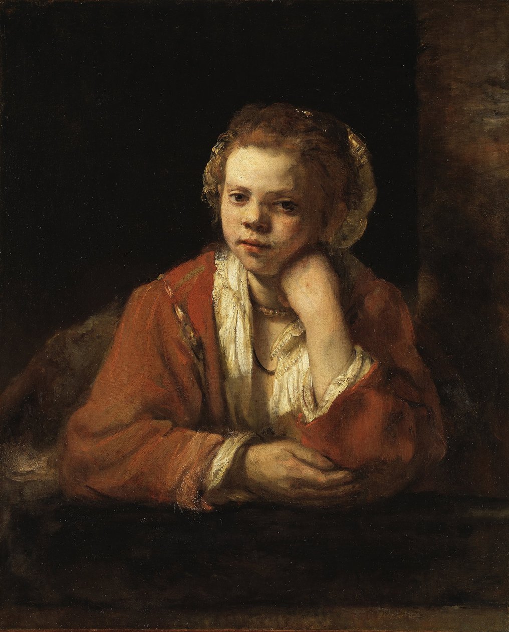 The Kitchen Maid av Rembrandt van Rijn