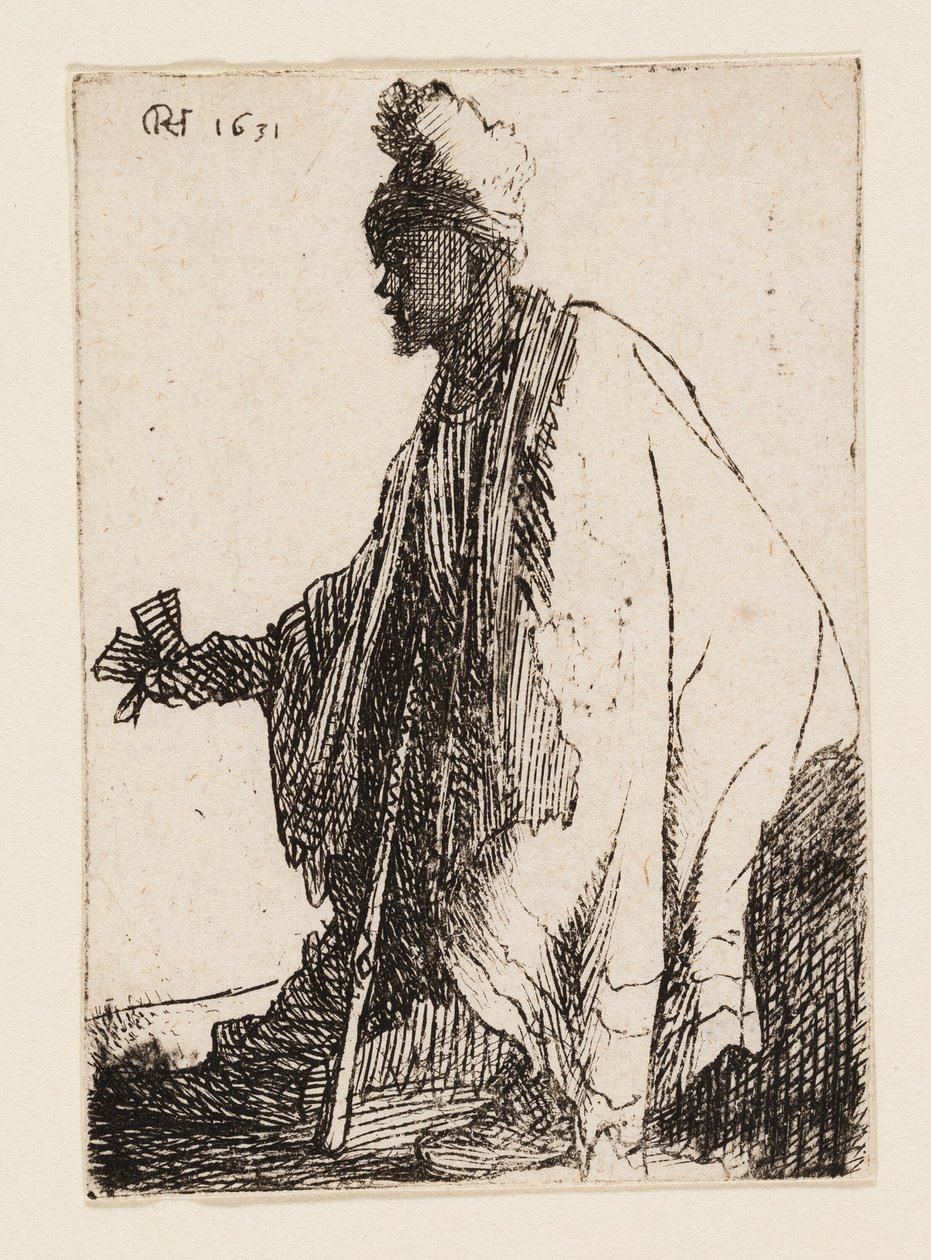Den spetälske ("Lazarus Klep") av Rembrandt van Rijn