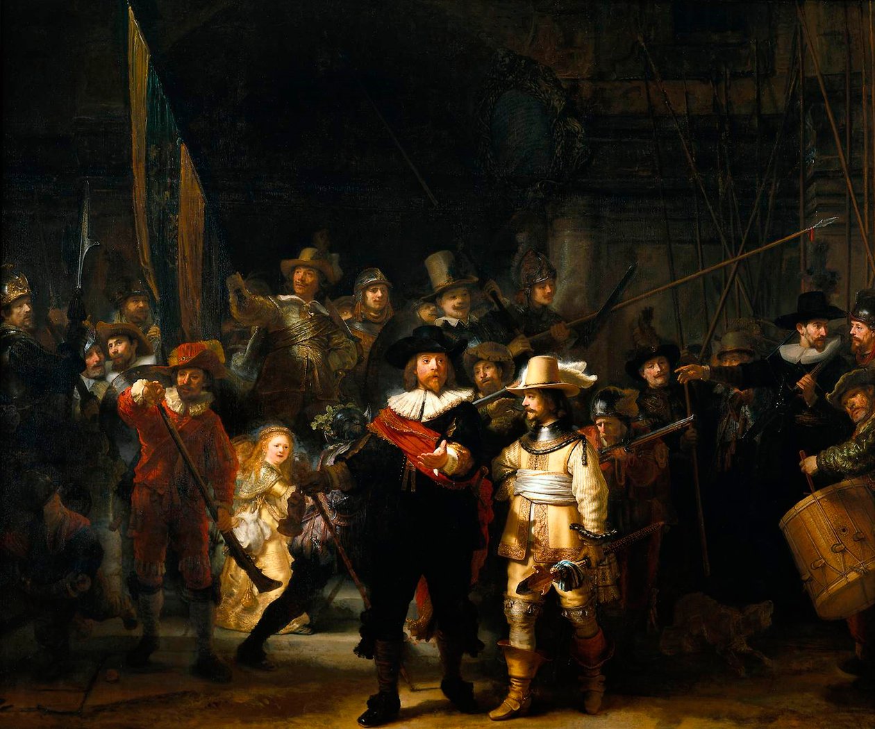 Nattvakten, 1642. av Rembrandt van Rijn