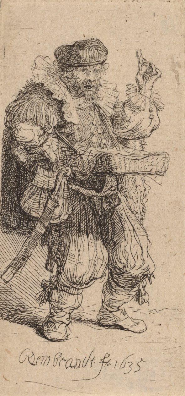Quacksalver, 1635. av Rembrandt van Rijn