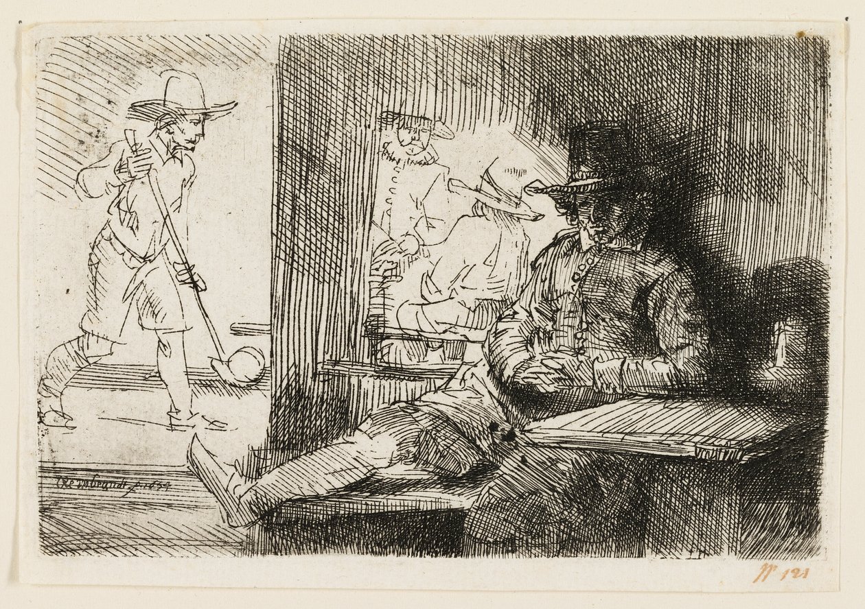 Ringbollsspelaren av Rembrandt van Rijn