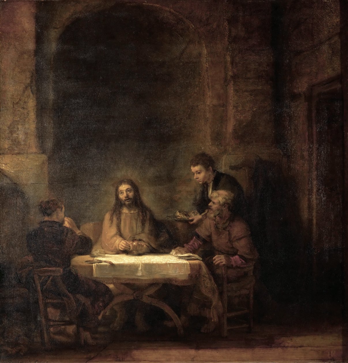 Nattvarden i Emmaus av Rembrandt van Rijn