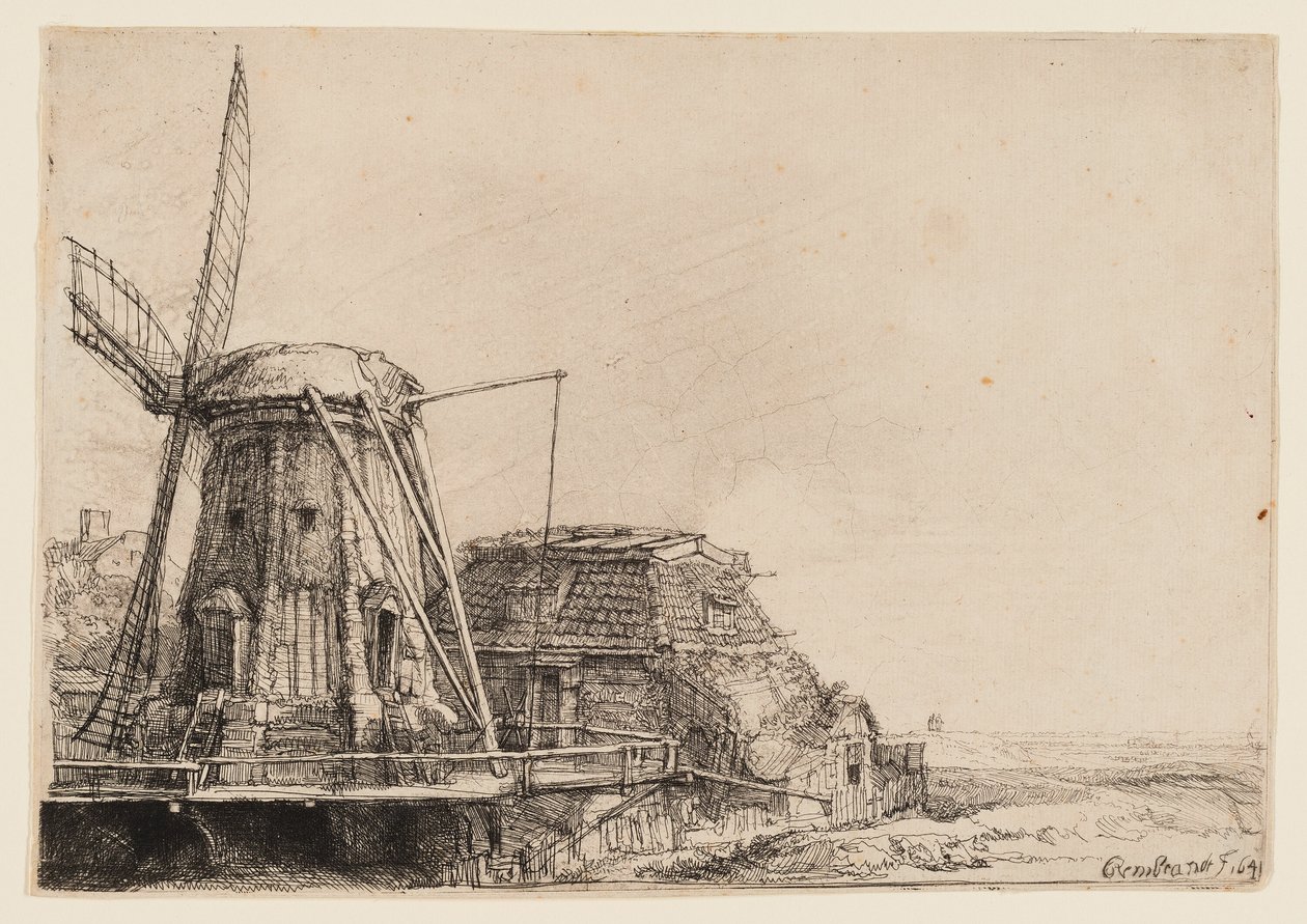 Väderkvarnen av Rembrandt van Rijn