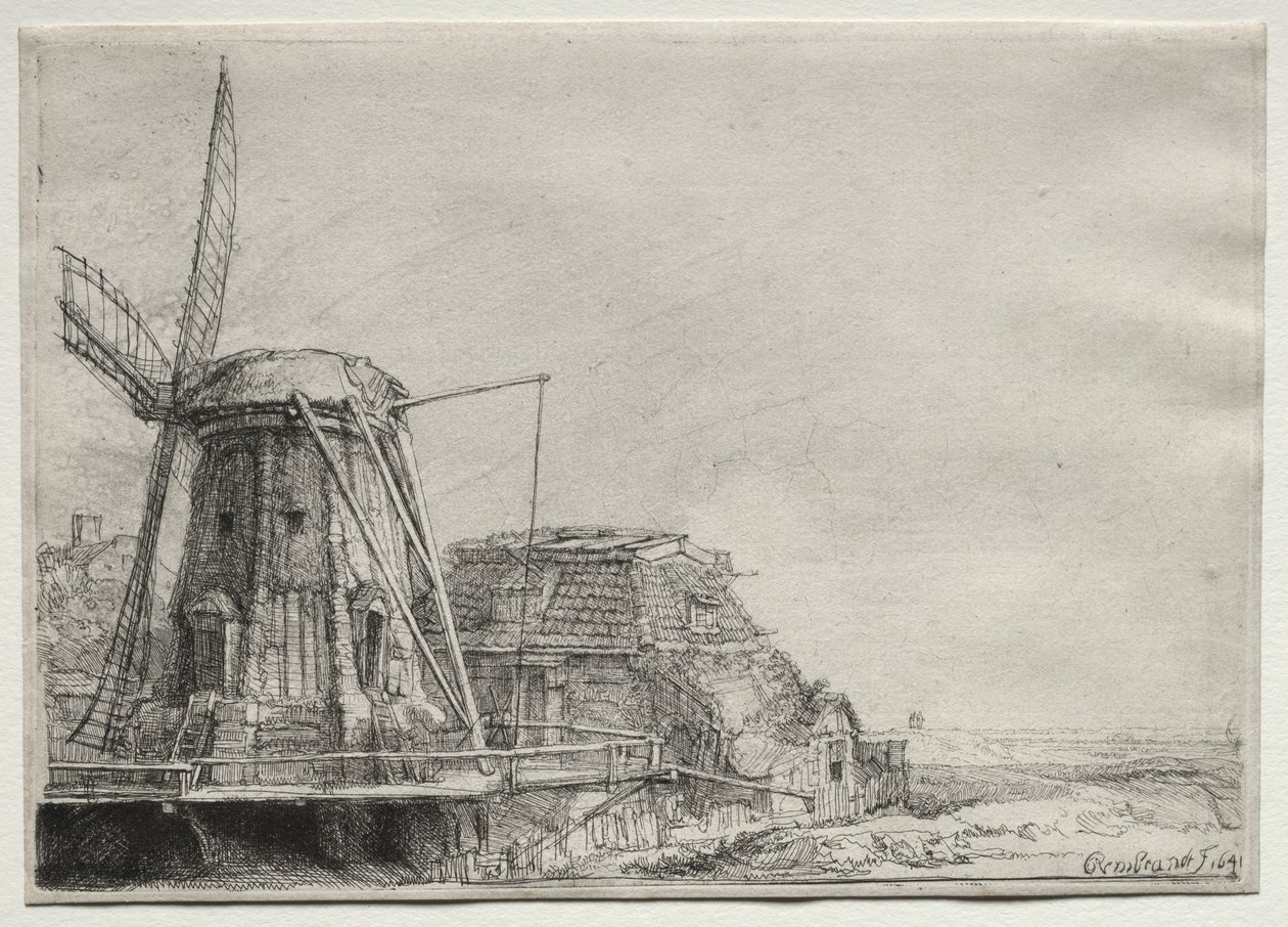 Väderkvarnen av Rembrandt van Rijn
