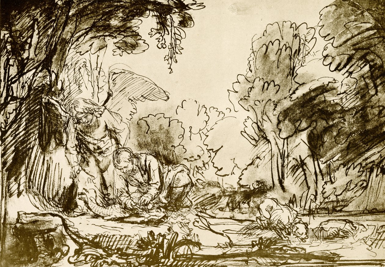 Tobias rensade fisken av Rembrandt van Rijn