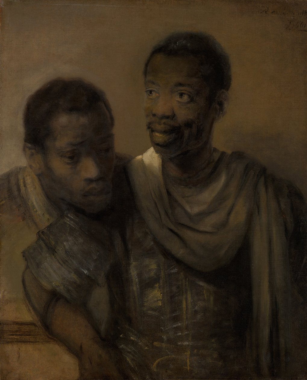 Två svarta, 1661 av Rembrandt van Rijn