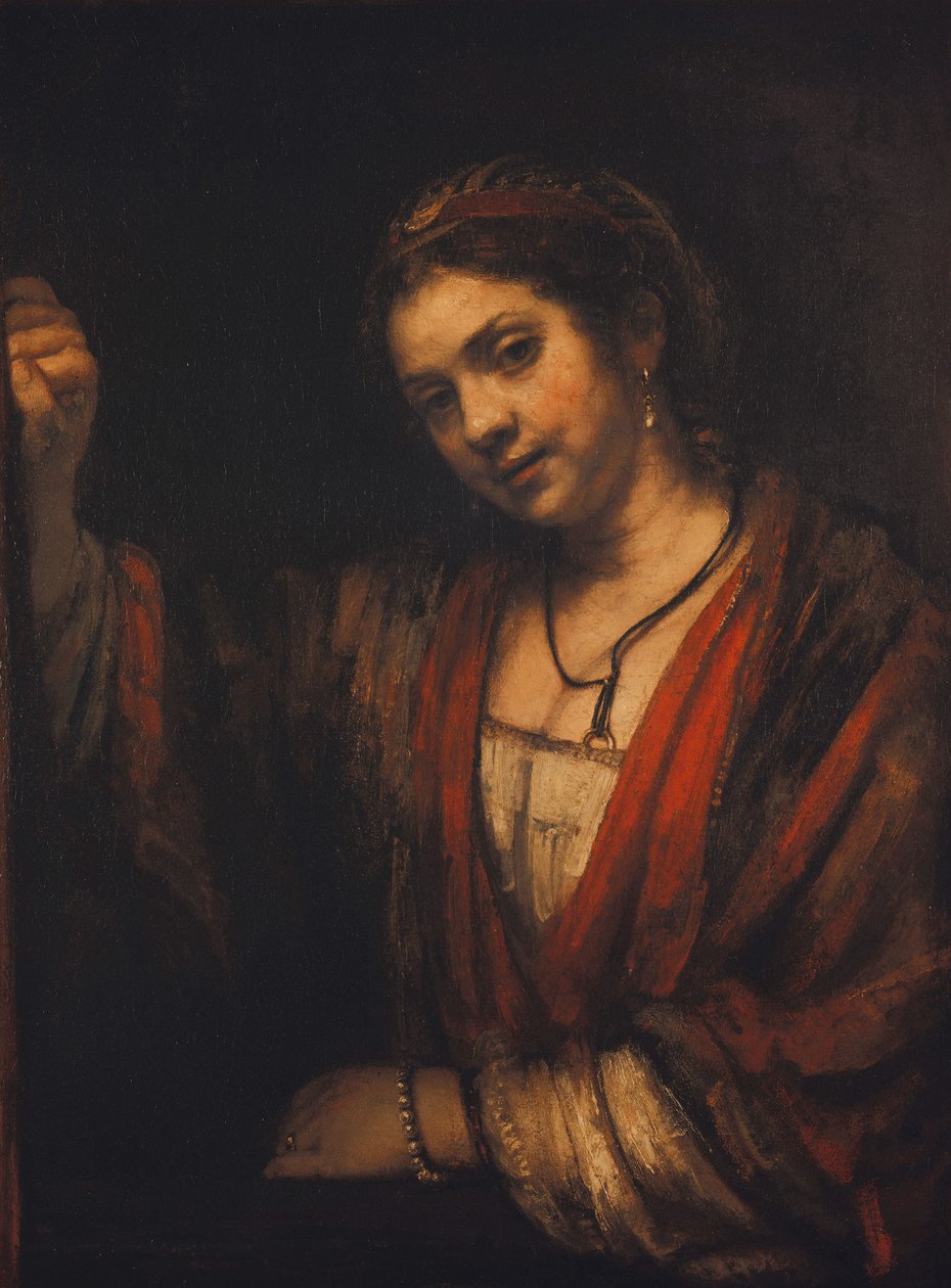 Portrait of Hendrickje Stoffels av Rembrandt van Rijn