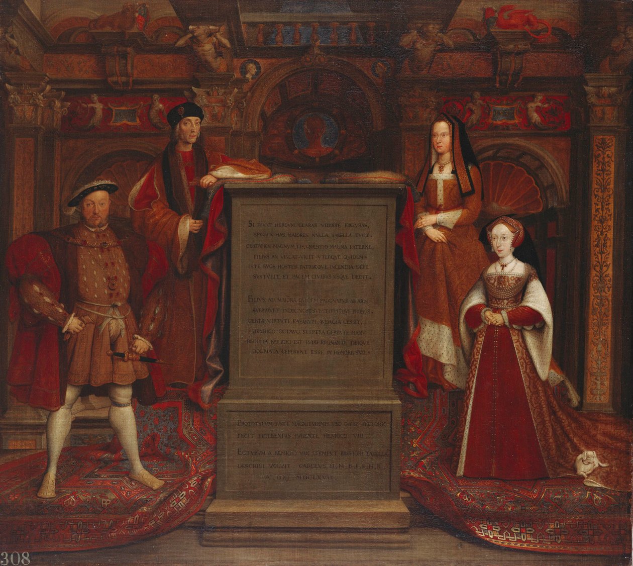 Whitehall Mural av Remigius van Leemput