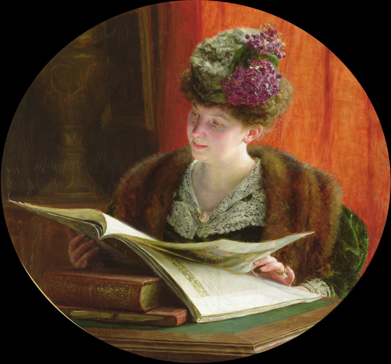 Madame Zoe Malard (f.1884) 1907 av Remy Cogghe