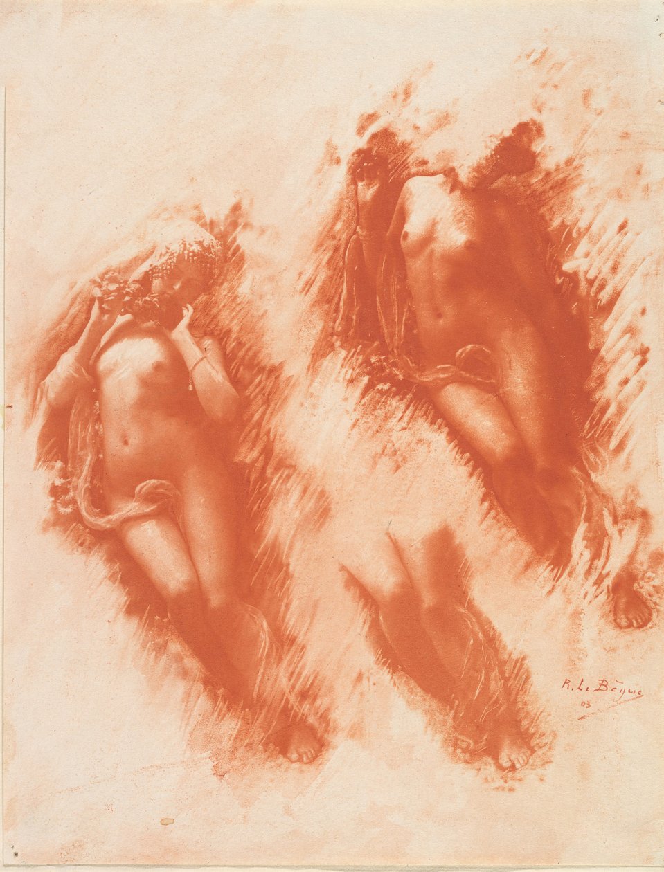 [Studier i Orange], 1903. av René Le Bègue