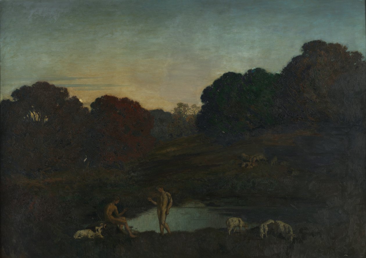 Pastoral scen av René Ménard