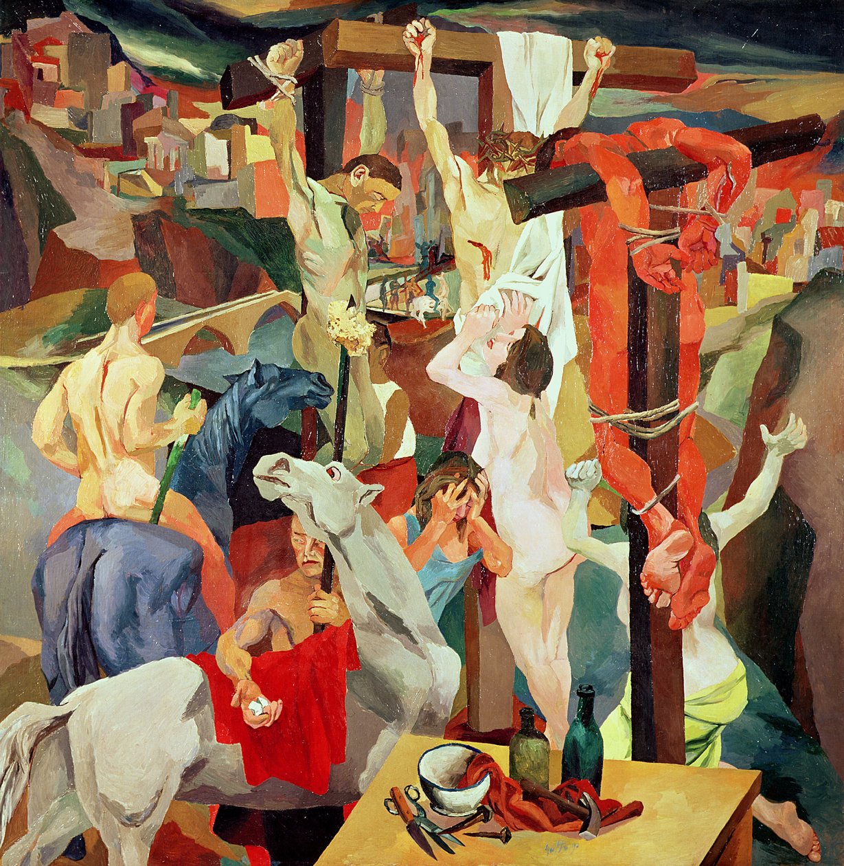 Korsfästelse av Renato Guttuso