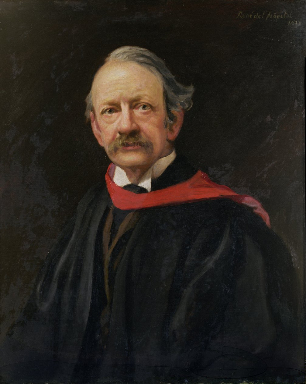 Sir Joseph John Thomson (1856-1940) 1924 av Rene le Brun Comte de L