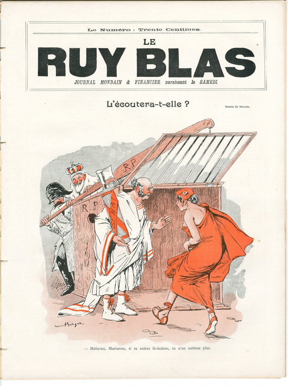 Omslag till "The Ruy Blas" av Rene Berger