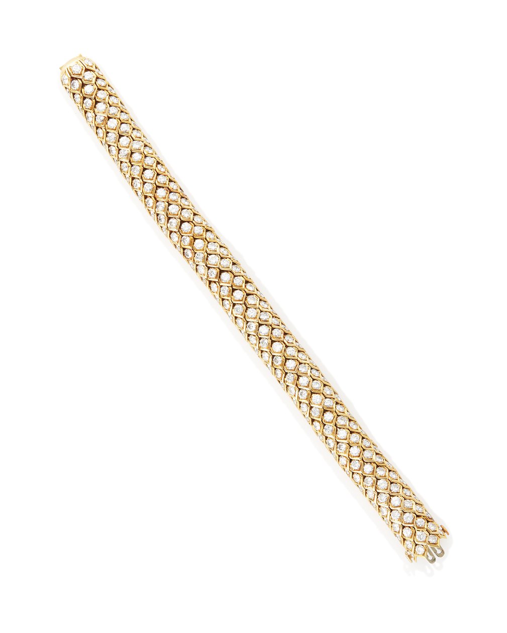 Ett av tre "Honeycomb"-armband, 1950-tal av Rene Boivin