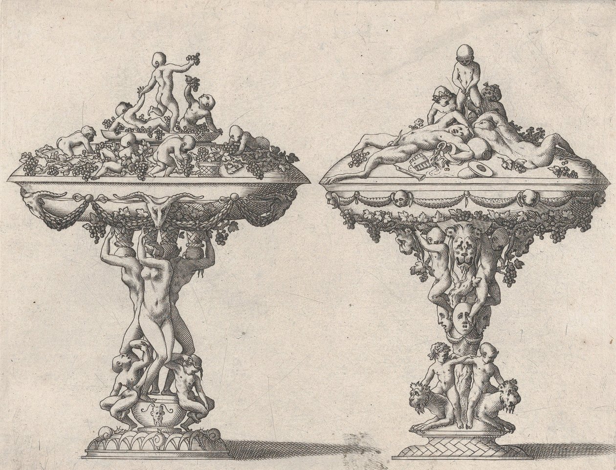 Två koppar, 1500-1600-tal. av Rene Boyvin
