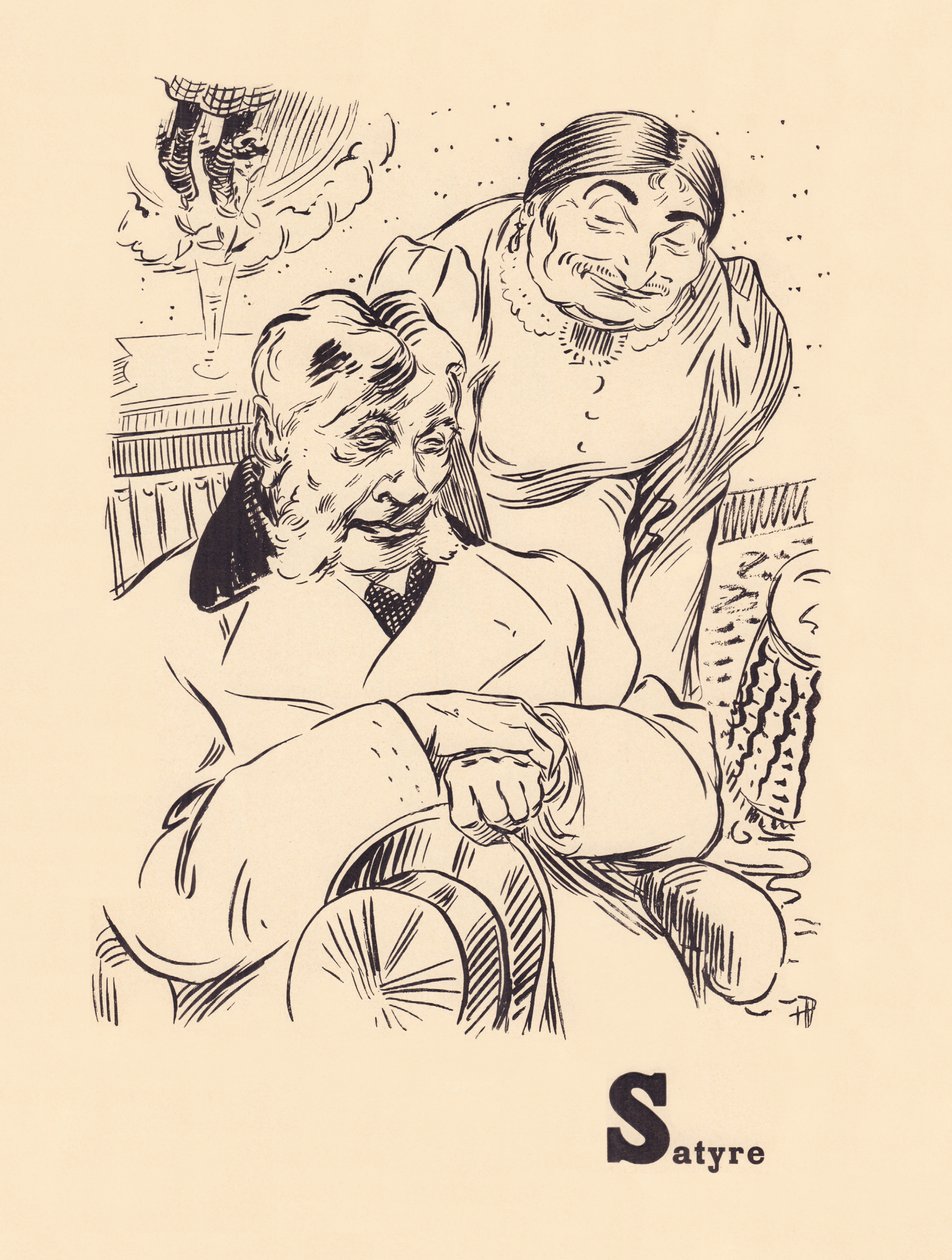 S som Satyr av Rene George Hermann Paul