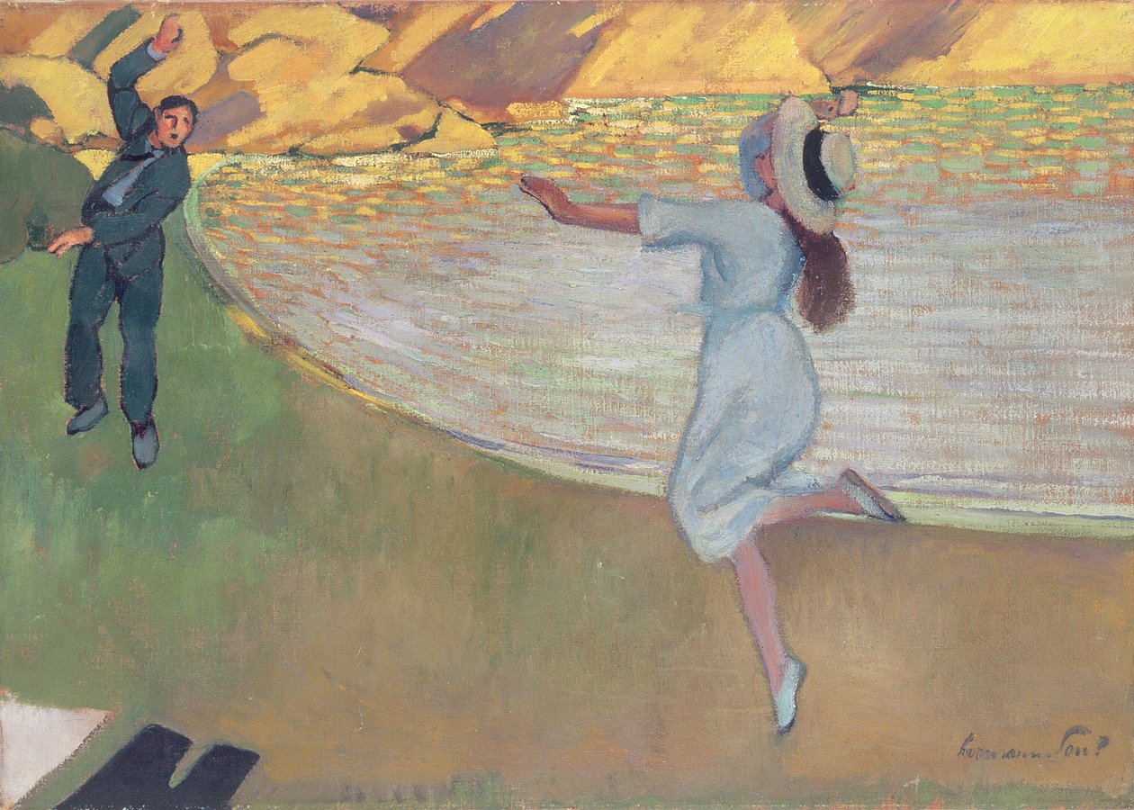 De älskande, ca 1900 av Rene George Hermann Paul