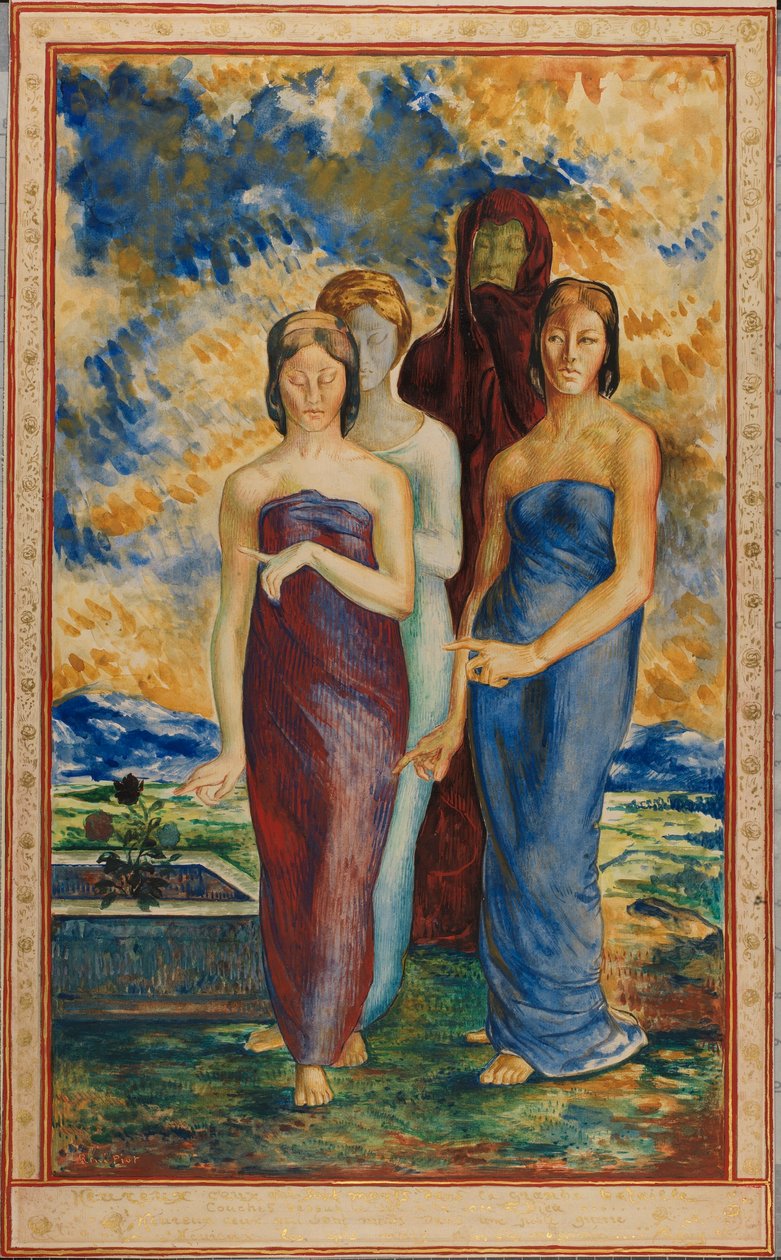 Allegoriska figurer av Rene Piot