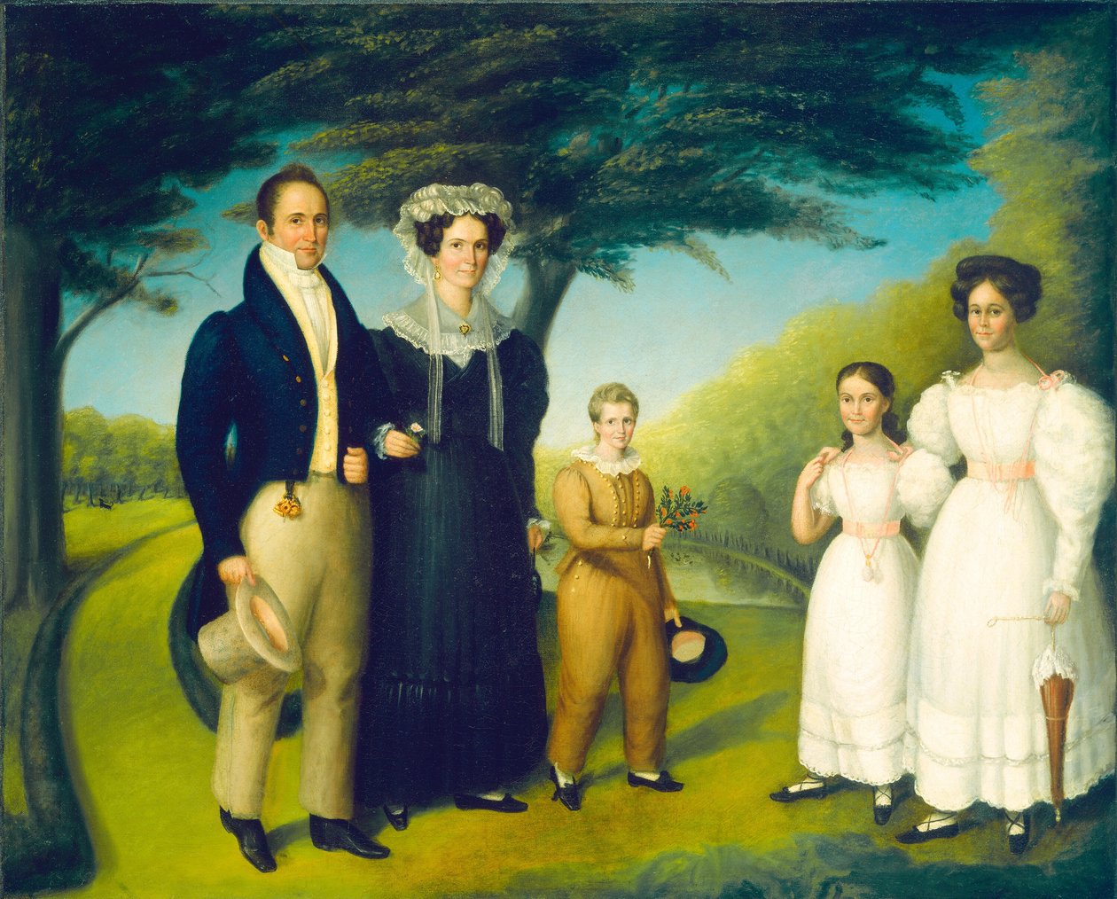 Dr. John Safford och familj av Reuben Rowley