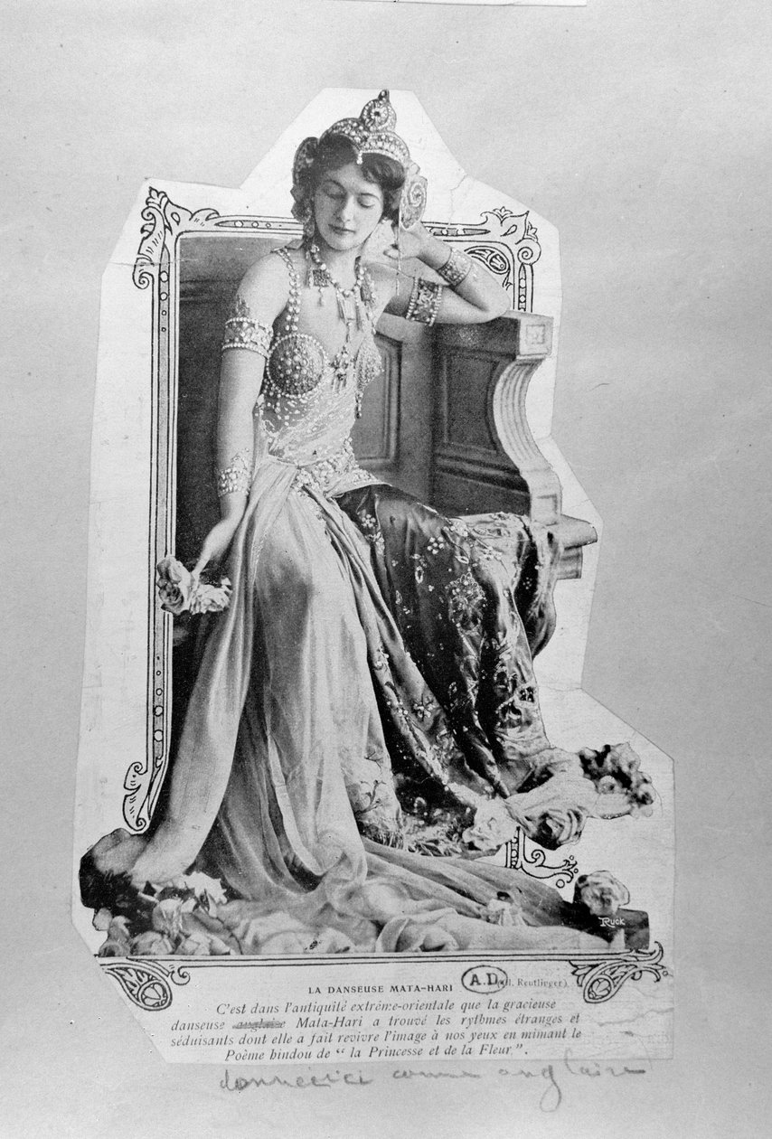 Mata Hari (1876-1917) 1910 av Reutlinger Studio