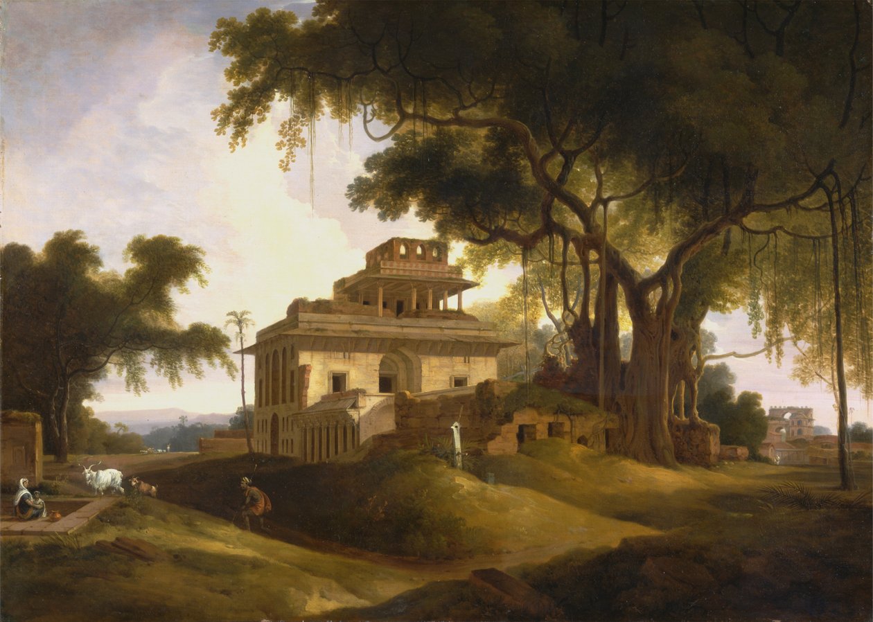 Ruinerna av Naurattan, Sasaram, Bihar av Rev. Edward Thomas Daniell