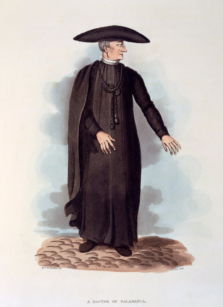 A Doctor of Salamanca, illustration från 