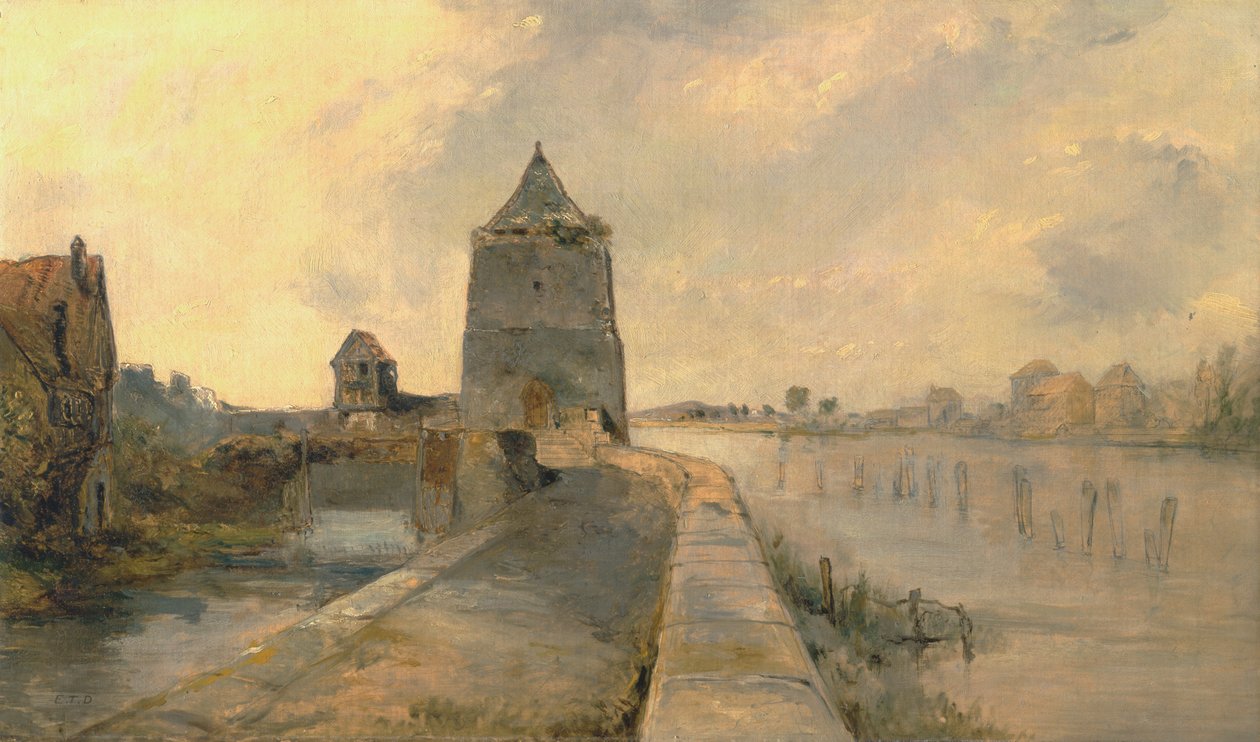 Rhen i Konstanz (Konstanz-am-Rhein) av Rev. Edward Thomas Daniell