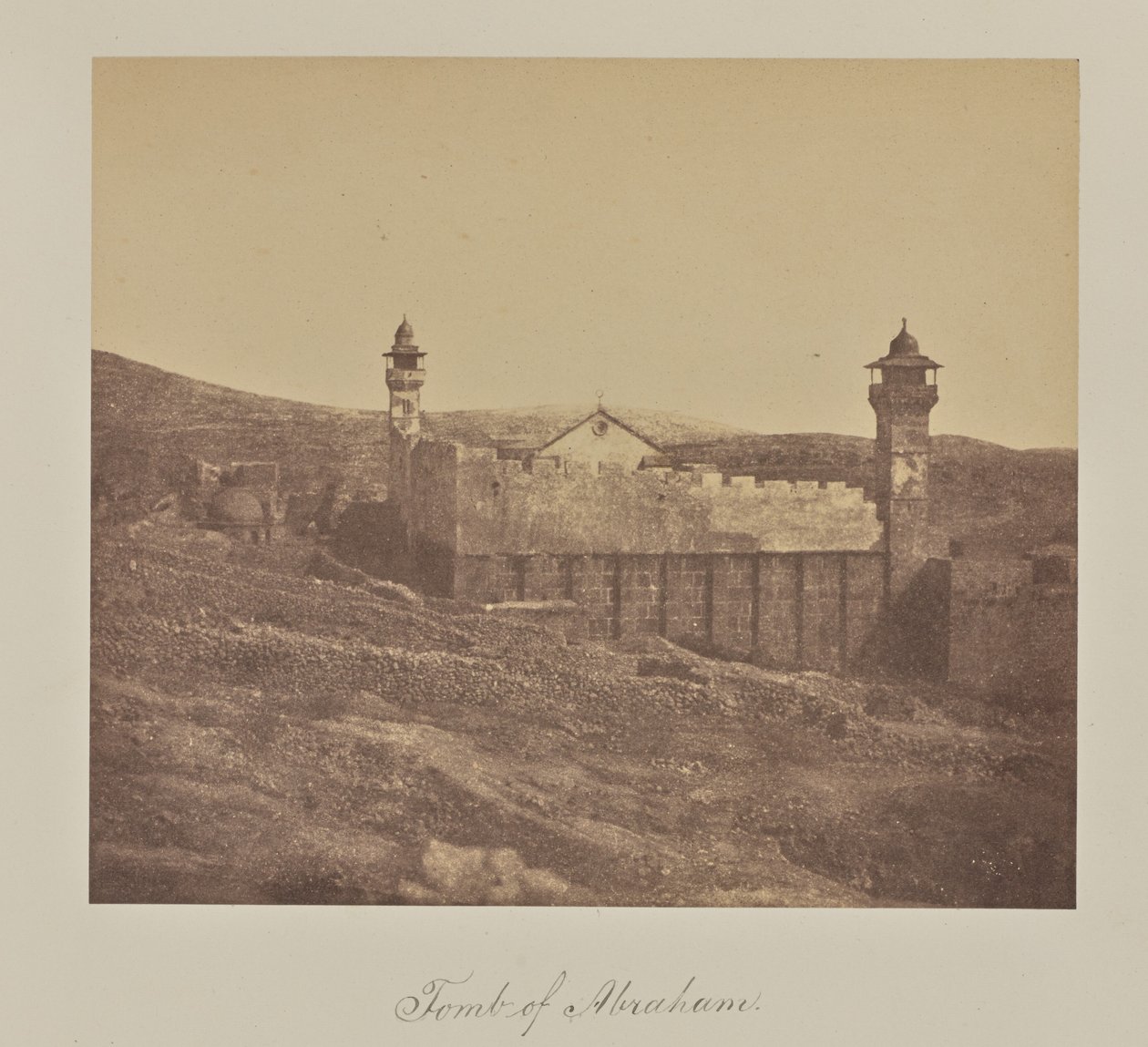 Abrahams grav. av Reverend George Wilson Bridges
