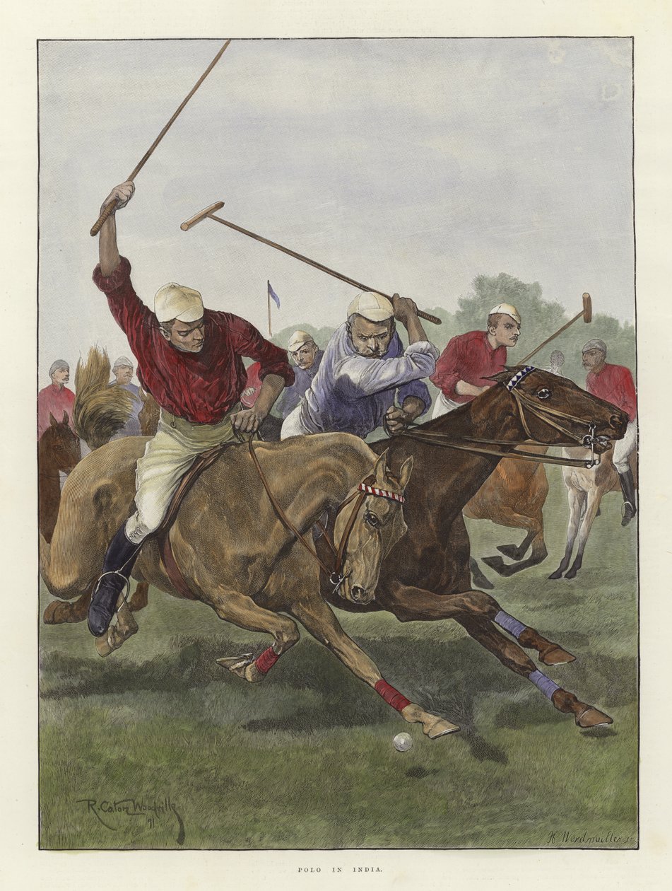 Polo i Indien av Richard Caton Woodville junior