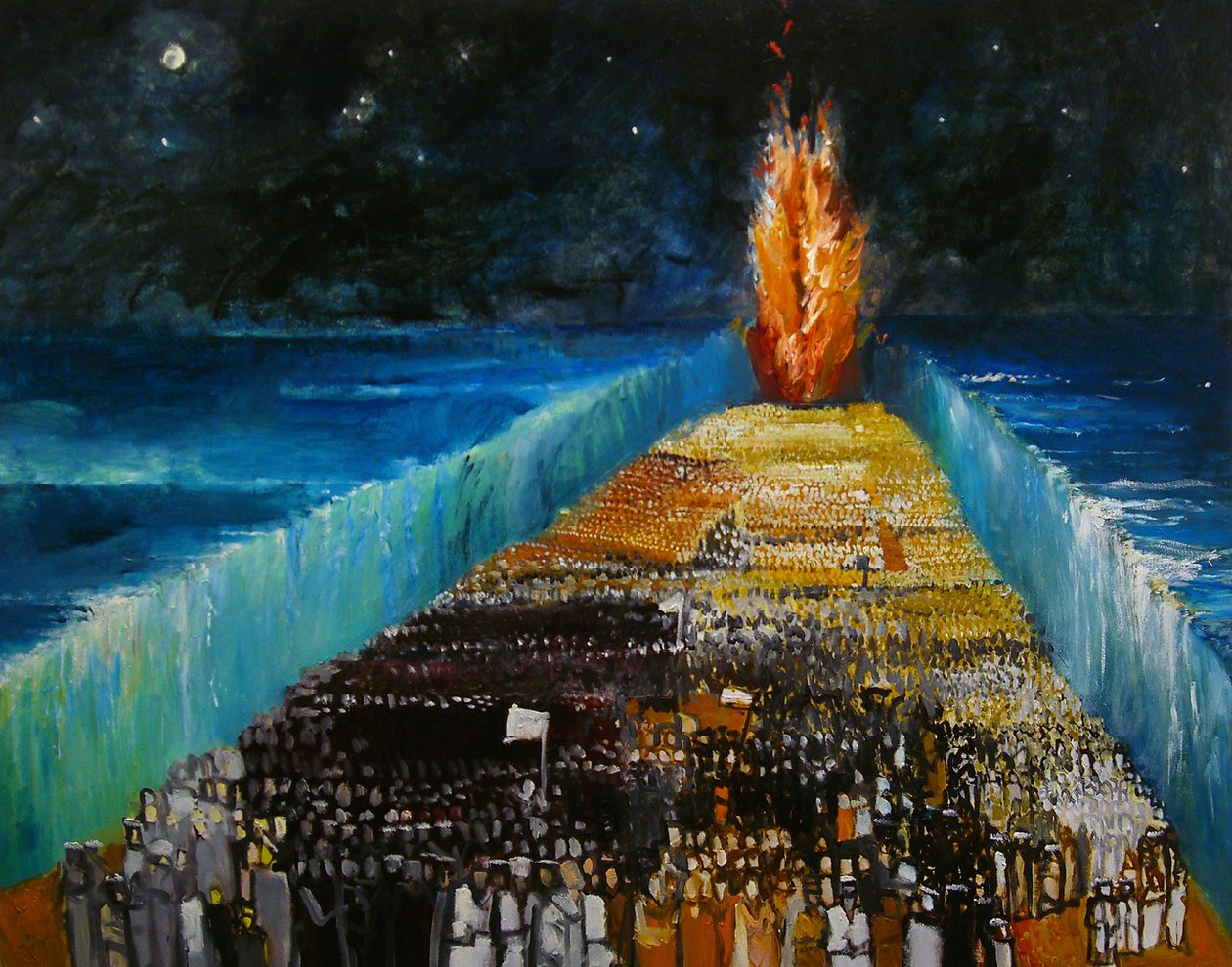 Exodus, 1999  av Richard Contemporary Artist Mcbee