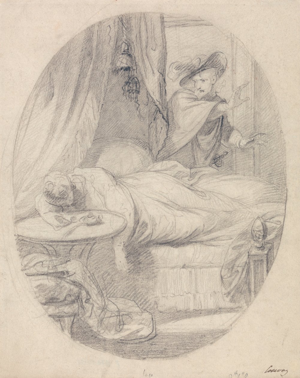 Imogen och Iachimo av Richard Cosway